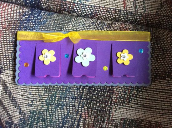 Happy Birthday 
Scallop slimline tabs
