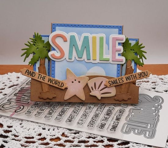 Smile phrases strips
Keywords: A1 center step up card smile