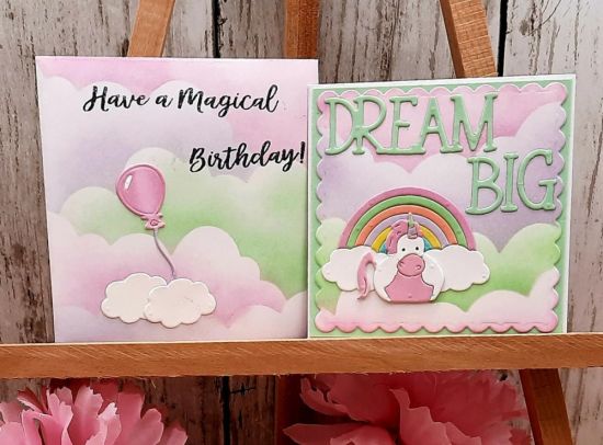 3x3 cards/envelope
Keywords: Unicorn pudgie