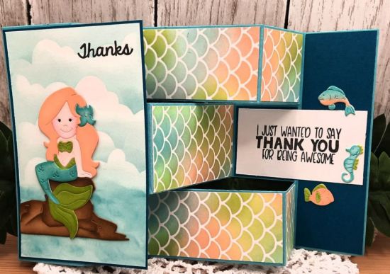 Shutter card
Keywords: Mermaid