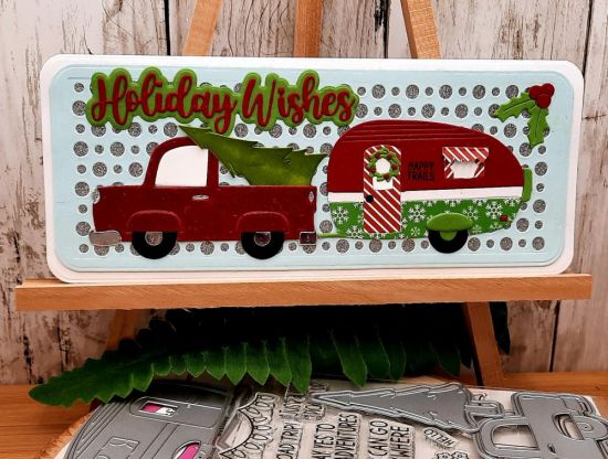 Truck2stamp
Keywords: Truck camper slimline dotted background