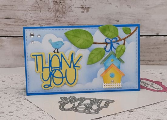 Thank you
Keywords: Thank you birdhouse