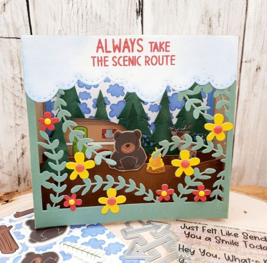 June card kit 2022
Keywords: 5x7 box card camper bear deer