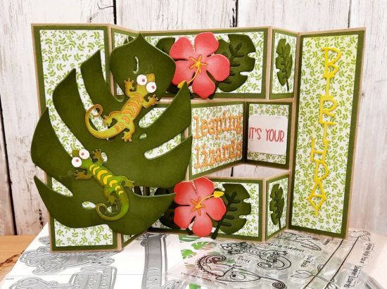 Critter Class
Keywords: Critters lizards palm leaf fold it shuttercard typewriter font