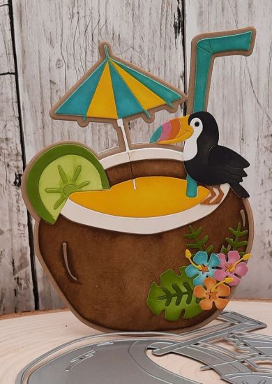 Tropical Drink fold it
Keywords: Tropical drink fold it toucan tropical flower