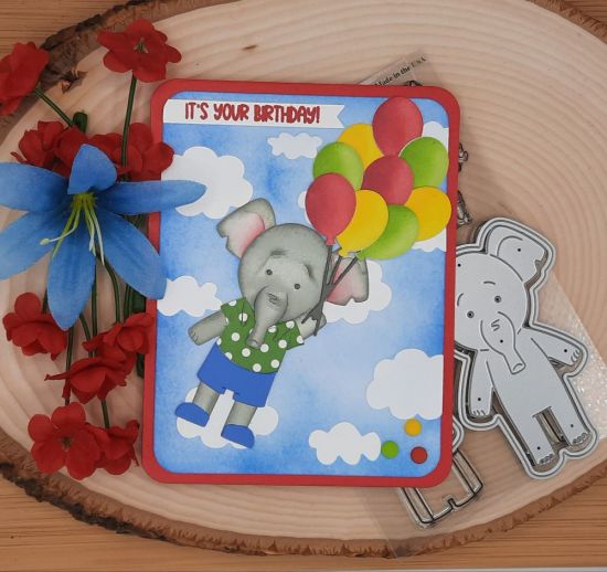 Little Peeps Elephant
Keywords: Peeps elephant balloons rounded corner card