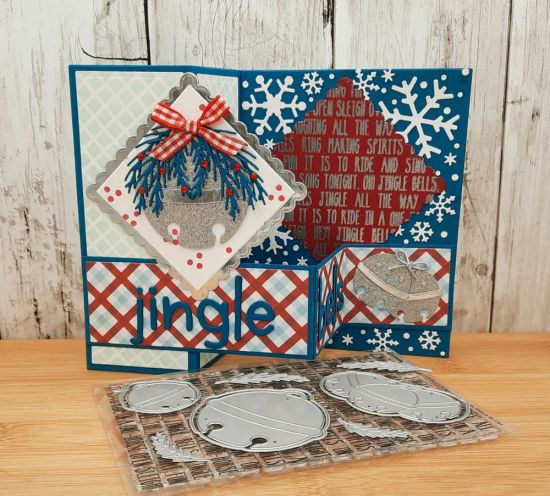 Jinglebell2stamp
Keywords: Jingle bell pine snowflake scallop square