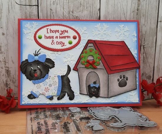 Sweater4cookie
Keywords: Cookie sweater doghouse snowflakes 