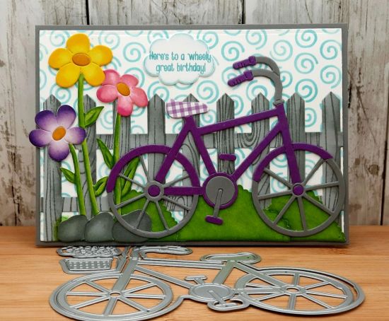 Bicycle Fold It
Keywords: Bicycle flowers fence clouds swirls PicketFenceFoldit