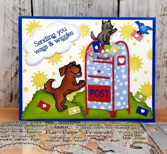 Bigmailbox2stamp
Keywords: Mailbox dog cat bird sun envelope