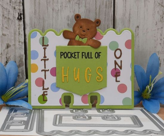 CreativeDex Scallop Edge die
Keywords: Scallop edge teddy bear baby pocket