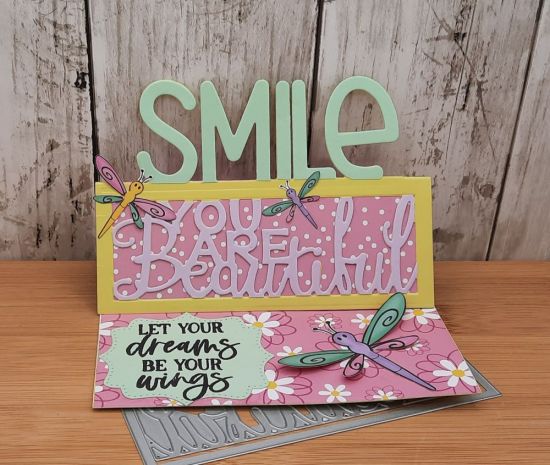 Keywords: Stand up smile you are beautiful dragonflies