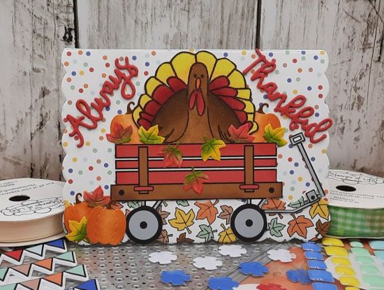 October 2022 Card Kit
Keywords: October 2022 card kit wagon turkey pudgie pumpkins leaves always thankful