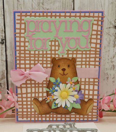 I'm praying for you
Keywords: I'm praying for you polar bear burlap background flowers2layer