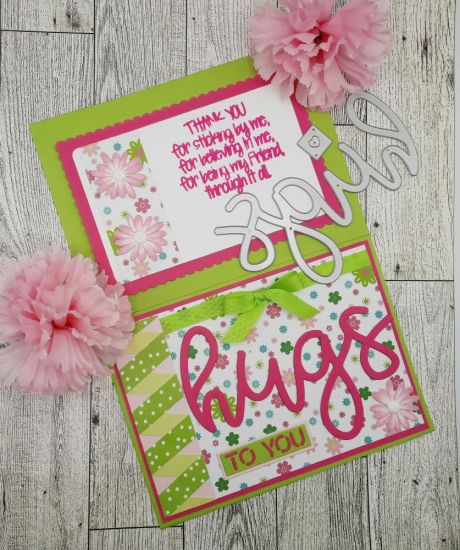 Hugs word die
Keywords: Hugs flowers