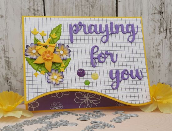 Praying For You word dies
Keywords: Praying for you flowers leaves FloralSwishCard