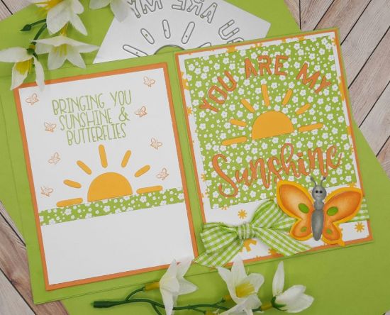 You Are My Sunshine card front
Keywords: You Are My Sunshine card front butterflies