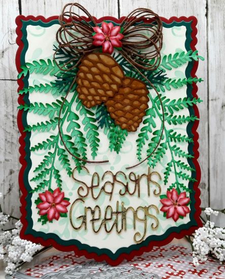 Fern Class
Keywords: Fern Poinsettia deckle edge banner christmas