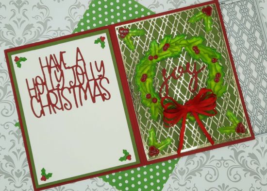 Double plaid background die
Keywords: Double plaid background wreath christmas