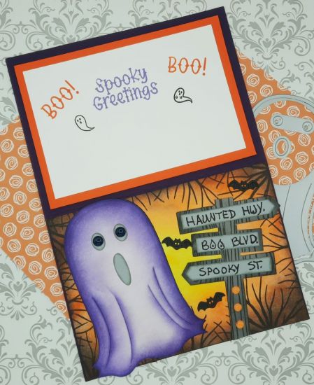 Ghost fold it
Keywords: Ghost fold it spooky bats sign
