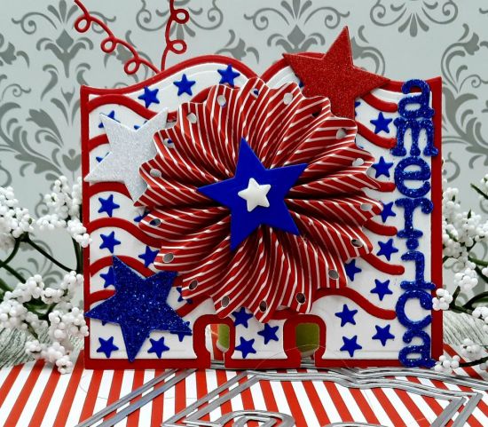 CreativeDex
Keywords: RosetteDies Pinwheel stars stripes america patriotic