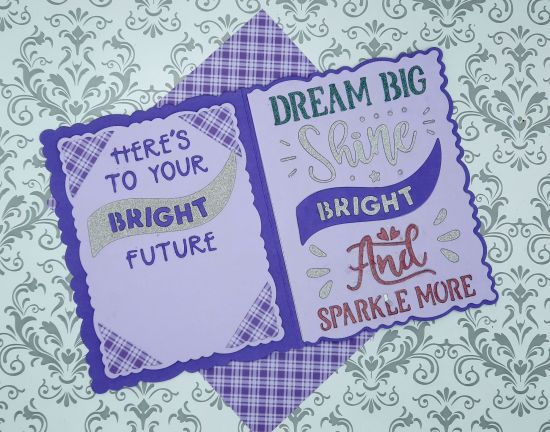 Dream Big card front
Keywords: Deckle edge future