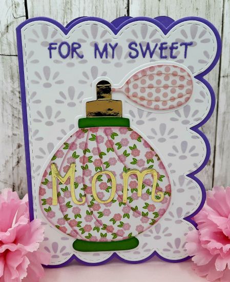 Perfume fold it
Keywords: Perfume mom heart scallop card
