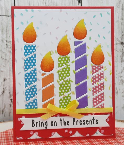 Candle Background die
Keywords: Birthday candles gifts