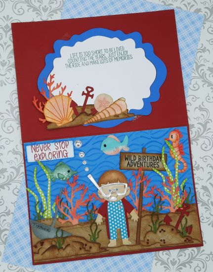 Fish Tank fold it
Keywords: BouncyShapes Liam diver seaweed CoralBorder sailboat sign anchor birthday ocean seashells