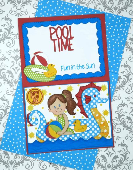 Floatie Fold It
Keywords: Floatie Stephie Beach ball fourth of july duck wave