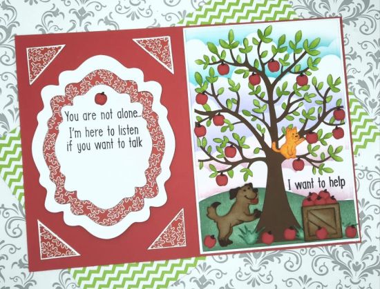 5x7 Tree Background die
Keywords: Tree background dog cat apples help encouragement