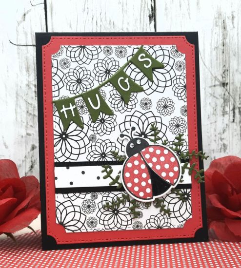 Reverse corner stitch dot
Keywords: Reverse corner ladybug hugs
