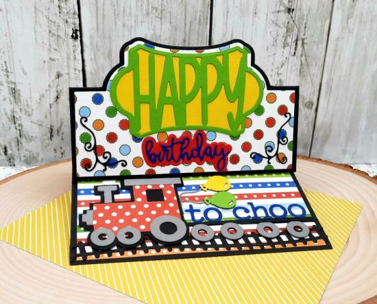 Graceful Stand Up
Keywords: Gaceful stand up birthday choo choo train