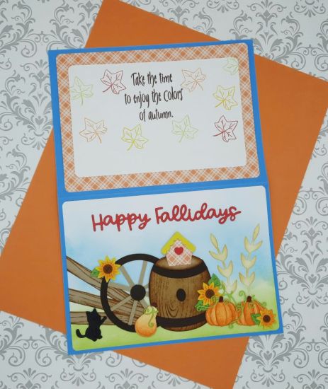 Happy Falliday
Keywords: Fall wheel barrel sunflowers pumpkins fence