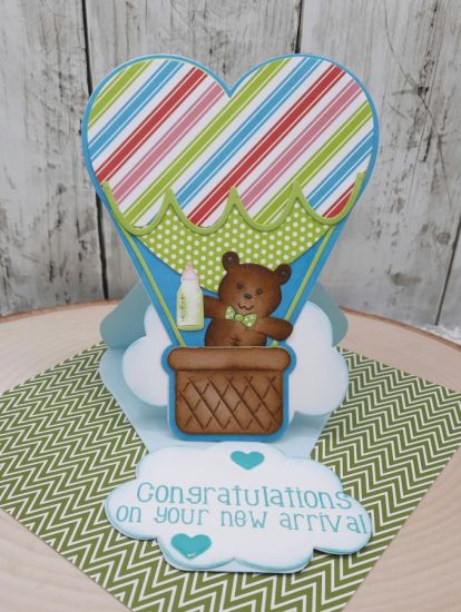 Heart Hot Air Balloon fold it
Keywords: Balloon baby bear