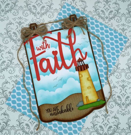 Faith Word Fold It
Keywords: Faith BannerDies