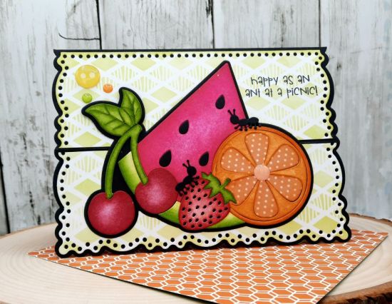 Fruit fold it (front)
Keywords: Fruit 5x7 deckle edge card
