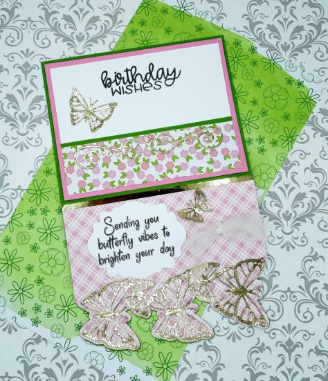 Beautiful Butterfly Edge card
Keywords: Butterfly, birthday 