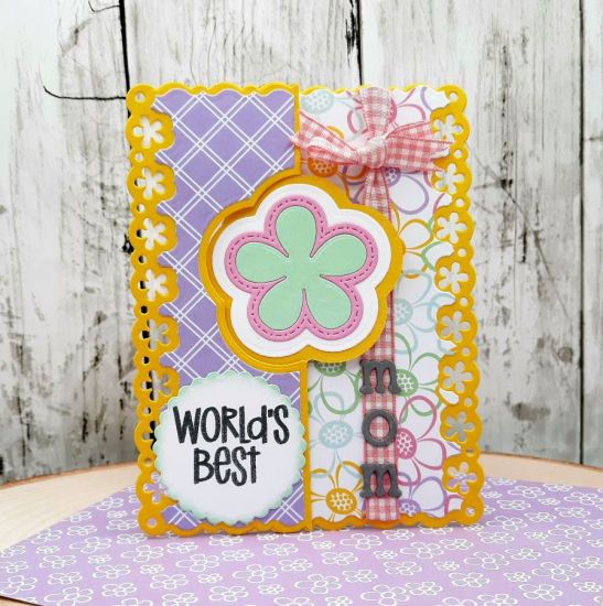 Flower Edge Flip It card
Keywords: Mom flowers
