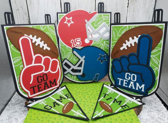 Keywords: Number1HandFoldit BannerDies helmet football finger
