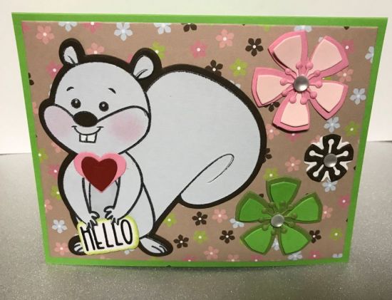 Hello from my Heart
Keywords: squirrel heart hello flowers