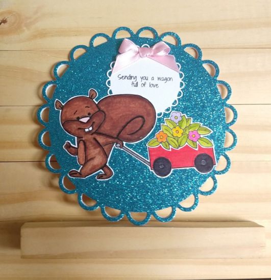 Sending a Wagon Full of Love
Get Well Soon Card
