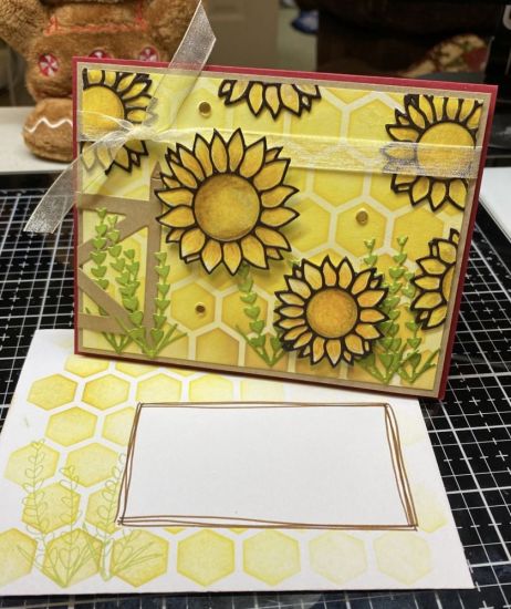 Sunflower card 1
Keywords: Sunflower class 2020