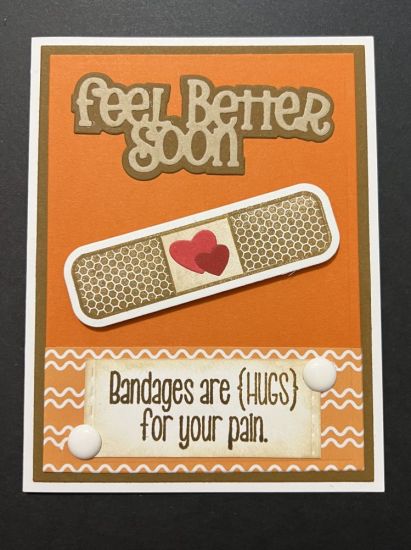 Feel better soon
Keywords: Bandages2stamp, feel better soon 