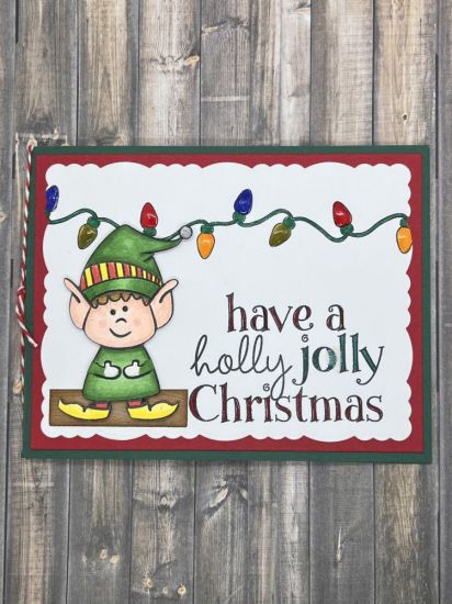 Holly Jolly!
Keywords: Elves2stamp, Deckle Edge, 