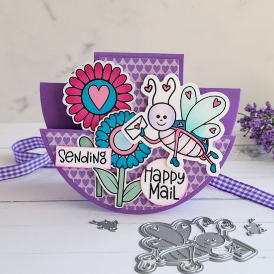 Lovebug Happy Mail Rocker Card
