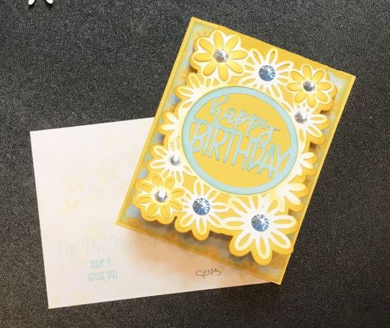 Floral Happy birthday drop in card die
Keywords: Drop ins