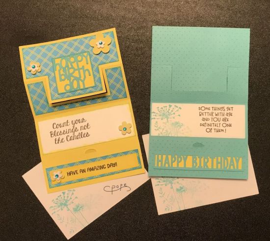 Inside Happy Birthday 
Keywords: Stand up cards