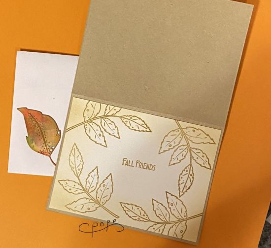 Inside card #3 fall leaves
Keywords: Fall Leaves class