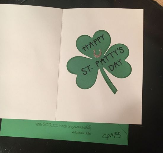 Inside Happy St. Patty�s day
Keywords: Leprechaun